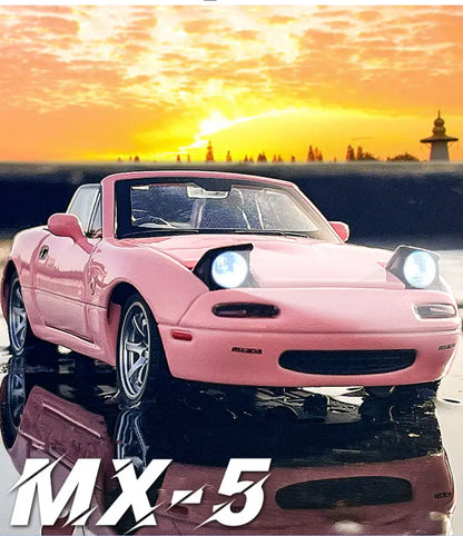 1:32 Mazda MX-5 Miata Model Car Alloy Convertible Sports Diecast Metal Toy Car