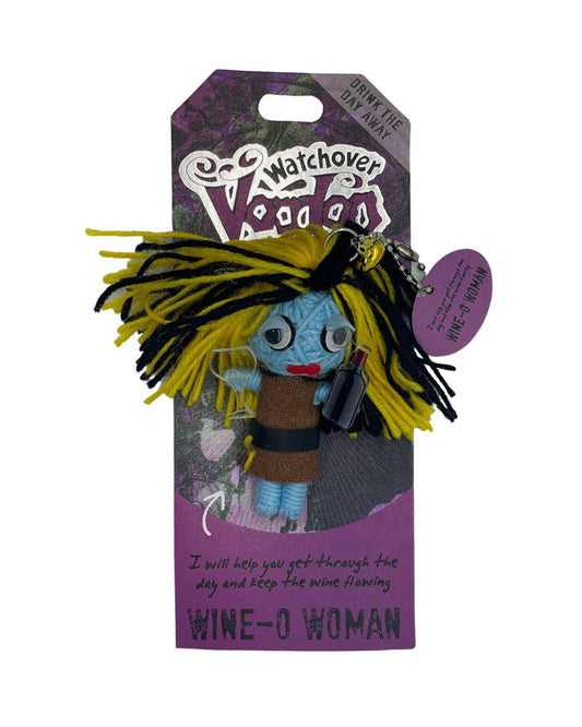 Wine-O Woman  - Watchover Voodoo Dolls Keychain