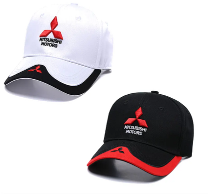 Mitsubishi Logo Baseball Cap - Black, Red