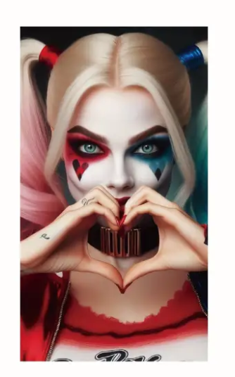 Harley Quinn Car B pillar  Decal