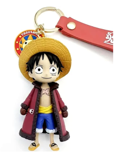 MONKEY D. LUFFY KEYCHAIN One Piece Pirate Anime Thousand Sunny Key Chain/Keyring