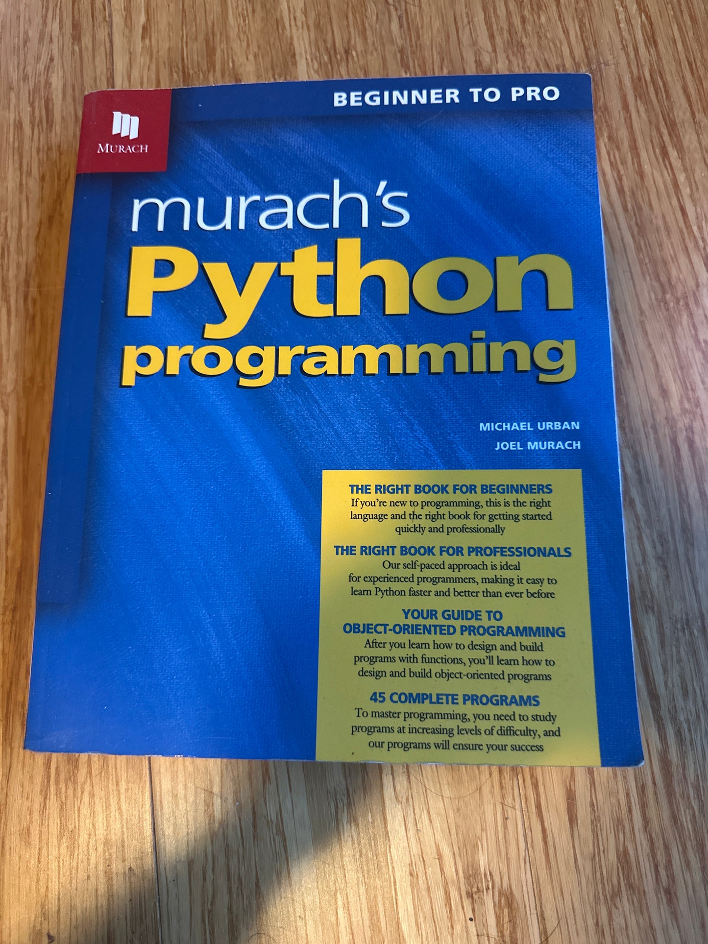 Murach's Python Programming by Joel Murach, Michael Urban