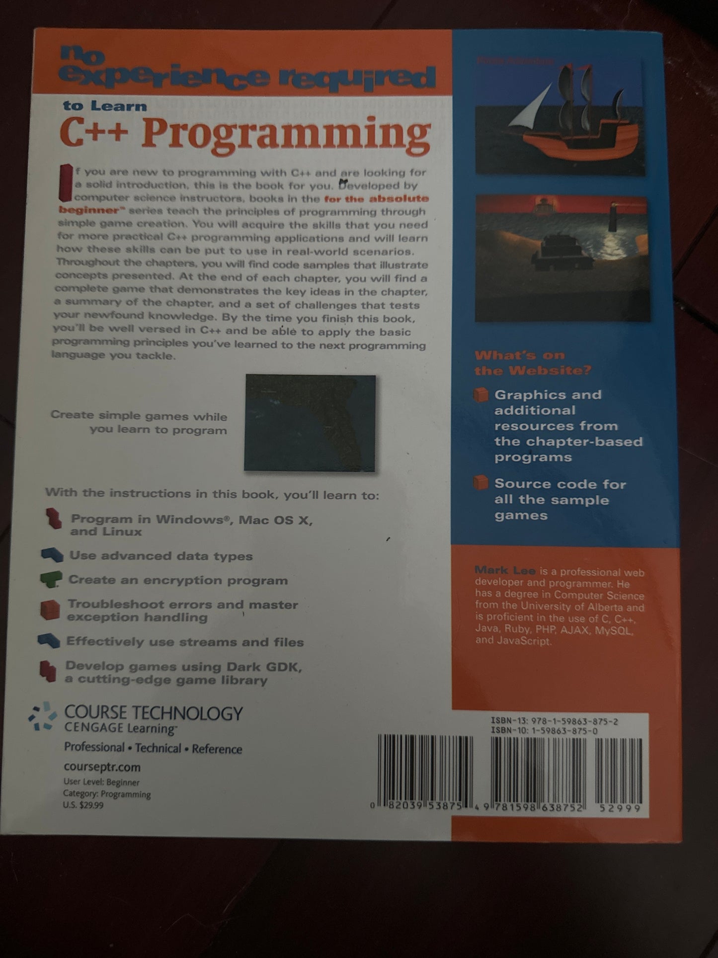 C++ Programming for the Absolute Beginner 2nd Edition by Mark Lee