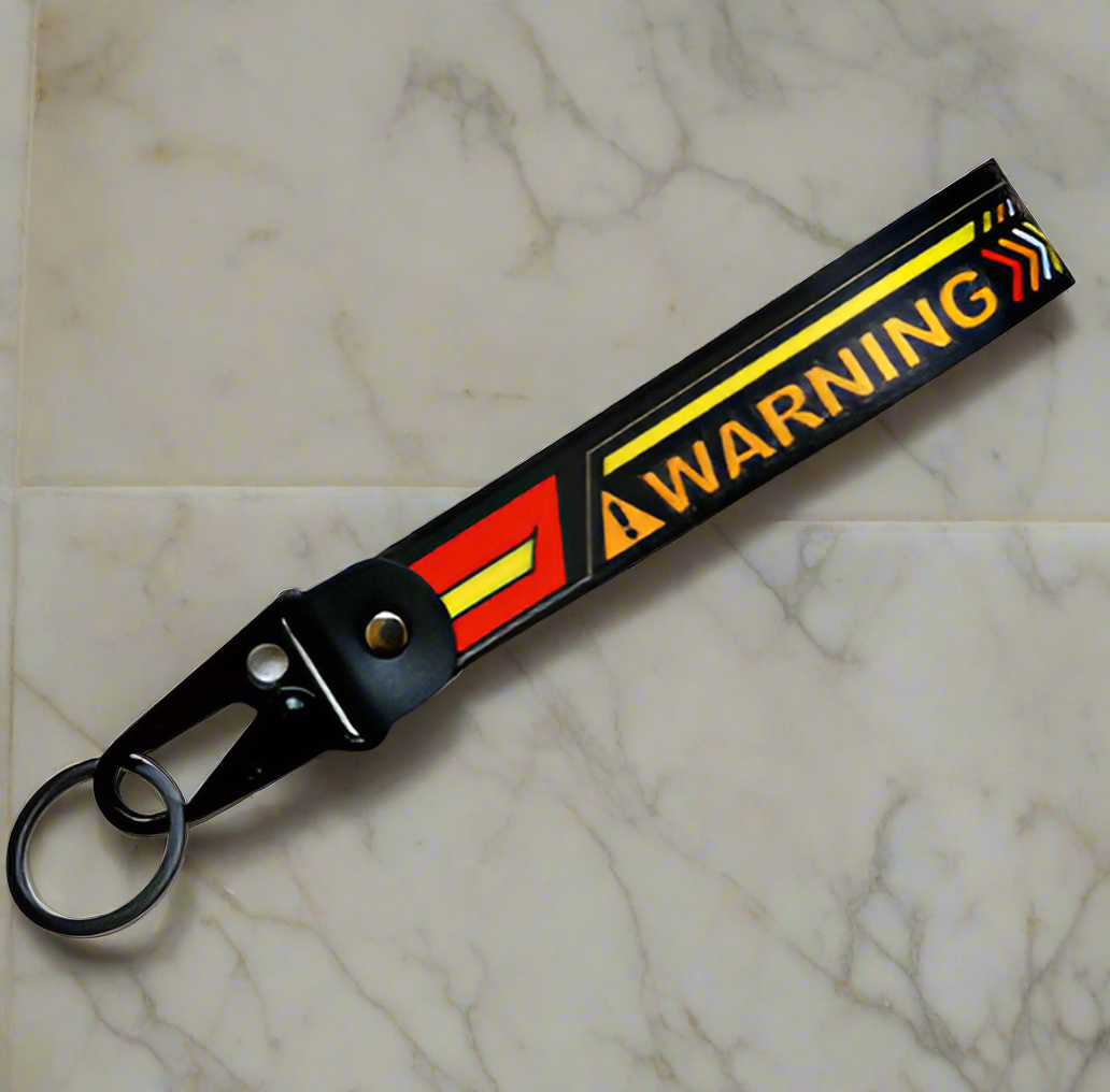 Car Mod Warning Keychain