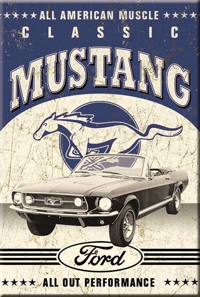 Magnet: Ford - Classic Mustang