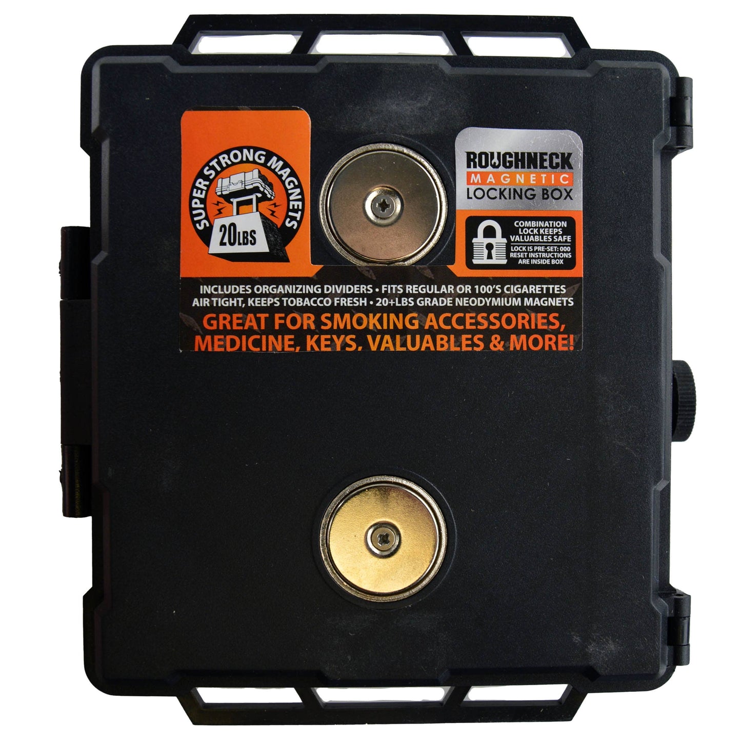 ROUGHNECK MAGNETIC LOCKING BOX