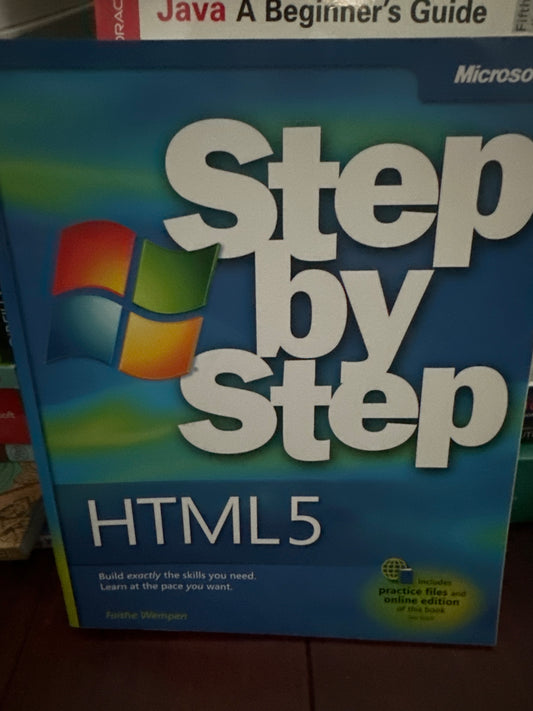 HTML5 Step by Step 1st Edition by Faithe Wempen