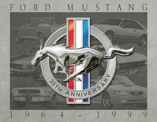 Mustang - 35th Anniversary Tin Sign