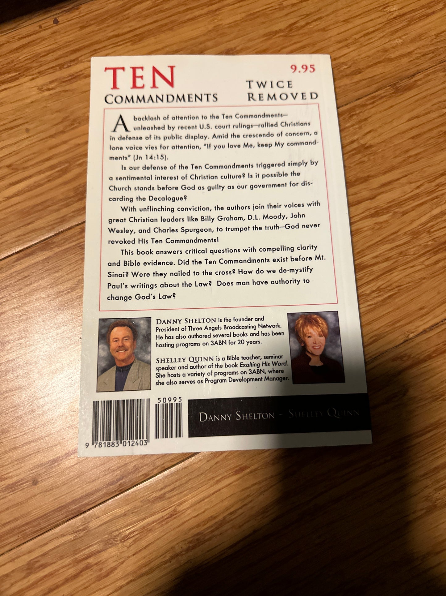 Ten Commandments Twice Removed Paperback April 1, 2006 by Danny Shelton (Author), Shelley J. Quinn