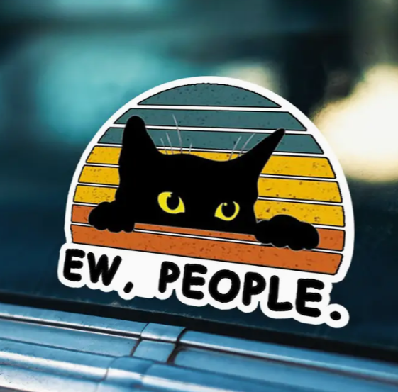 Ew, People (CAT) Sticker