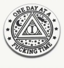 Inspirational Token - One Day at a Fucking Time