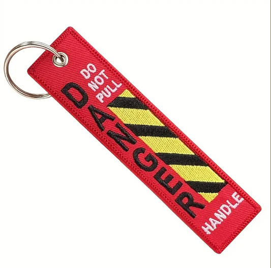 Danger Do Not Pull Key Tag