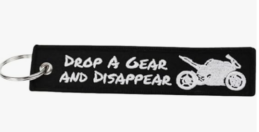 Drop a Gear and Disappear Key tag