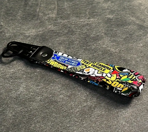 JDM Racing Street Anime Keychain