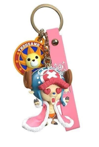 One Piece Chopper Keychain Thousand Sunny Figure Gift Toy Pendant Accessories