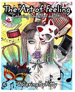 ColoringByKitty: The Art of Feeling: Coloring book for adults