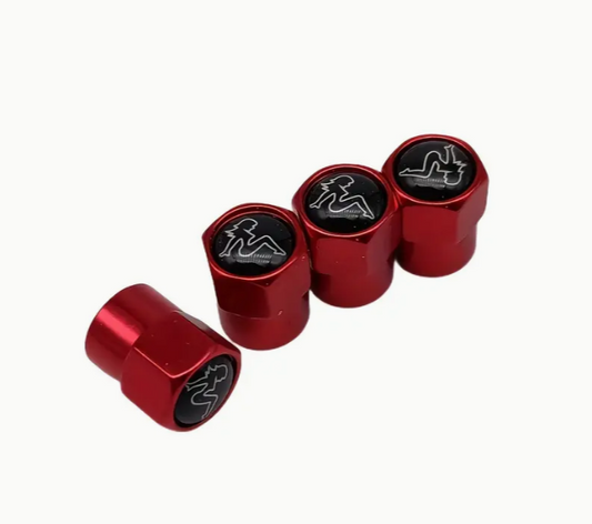 4pcs Beauty Girl Sex Lady (Send Nudes Logo) Tire Valve Caps