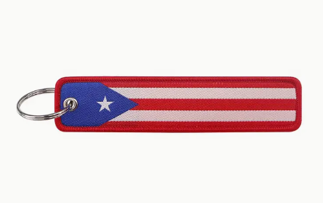 Puerto Rico Flag Key tag