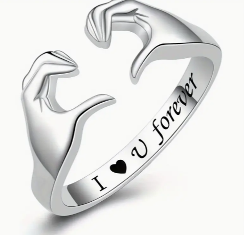 I Love You Forever Adjustable Ring