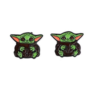 Baby Yoda Earrings Studs