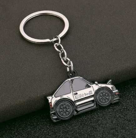 JDM Car Keychain Initial D Anime Racing Metal AE86