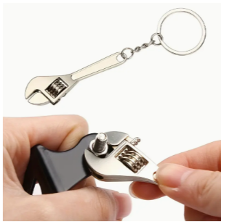 Adjustable Wrench Keychain