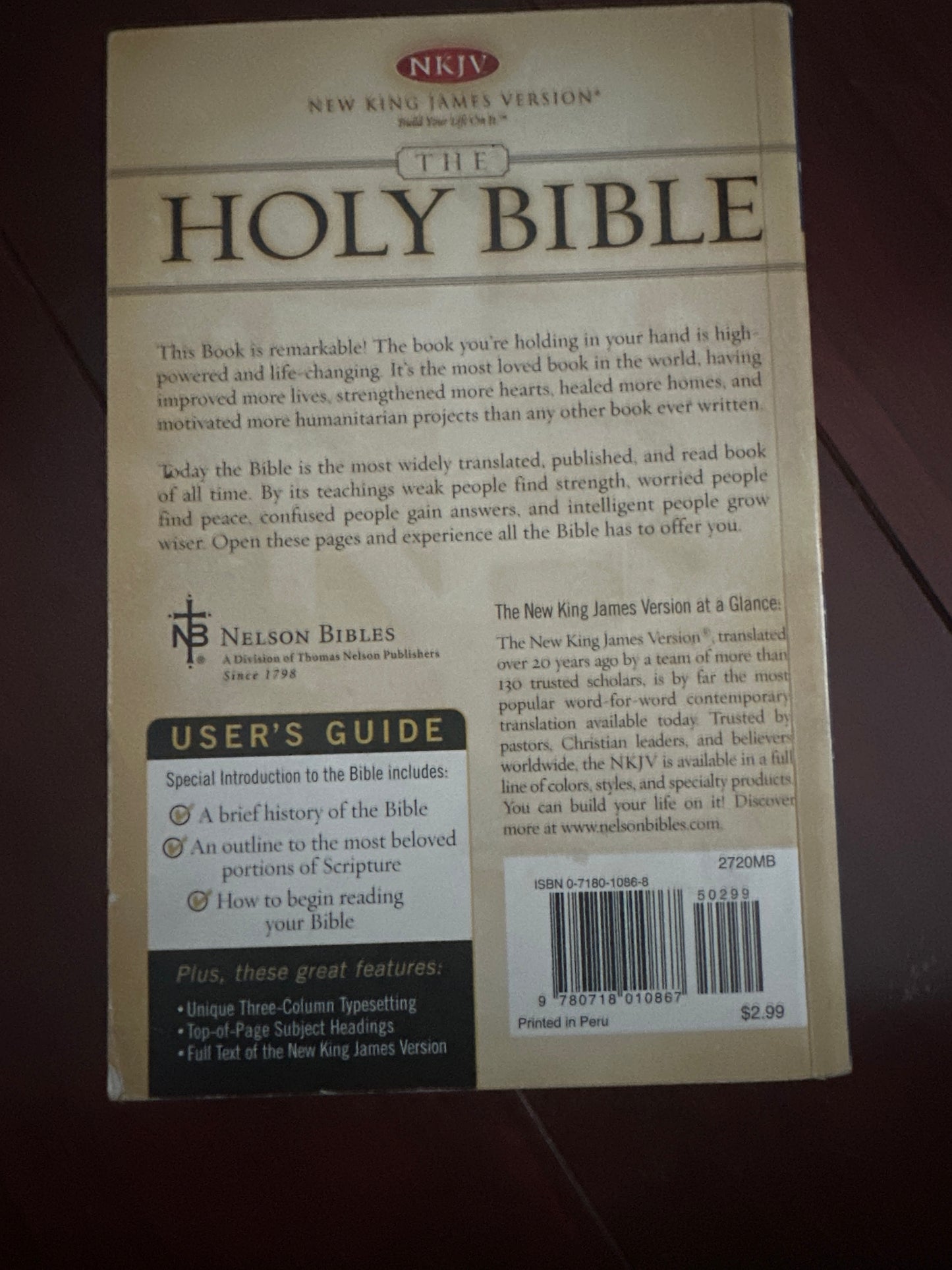 The Holy Bible: New King James Version (NKJV) Paperback