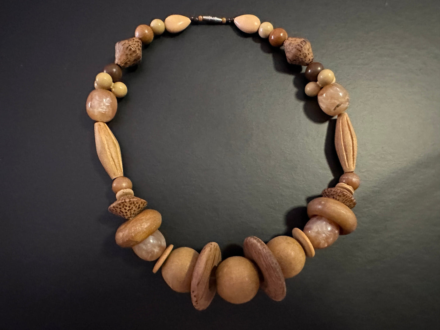 Handcrafted Wooden Bead Necklace