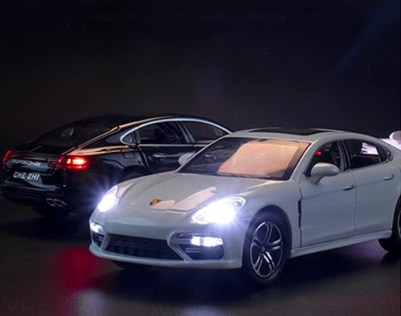 1:32 Porsche Panamera diecast light up car