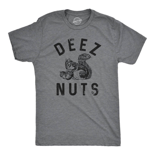 Deez Nuts Squirrel Funny Mens T Shirt