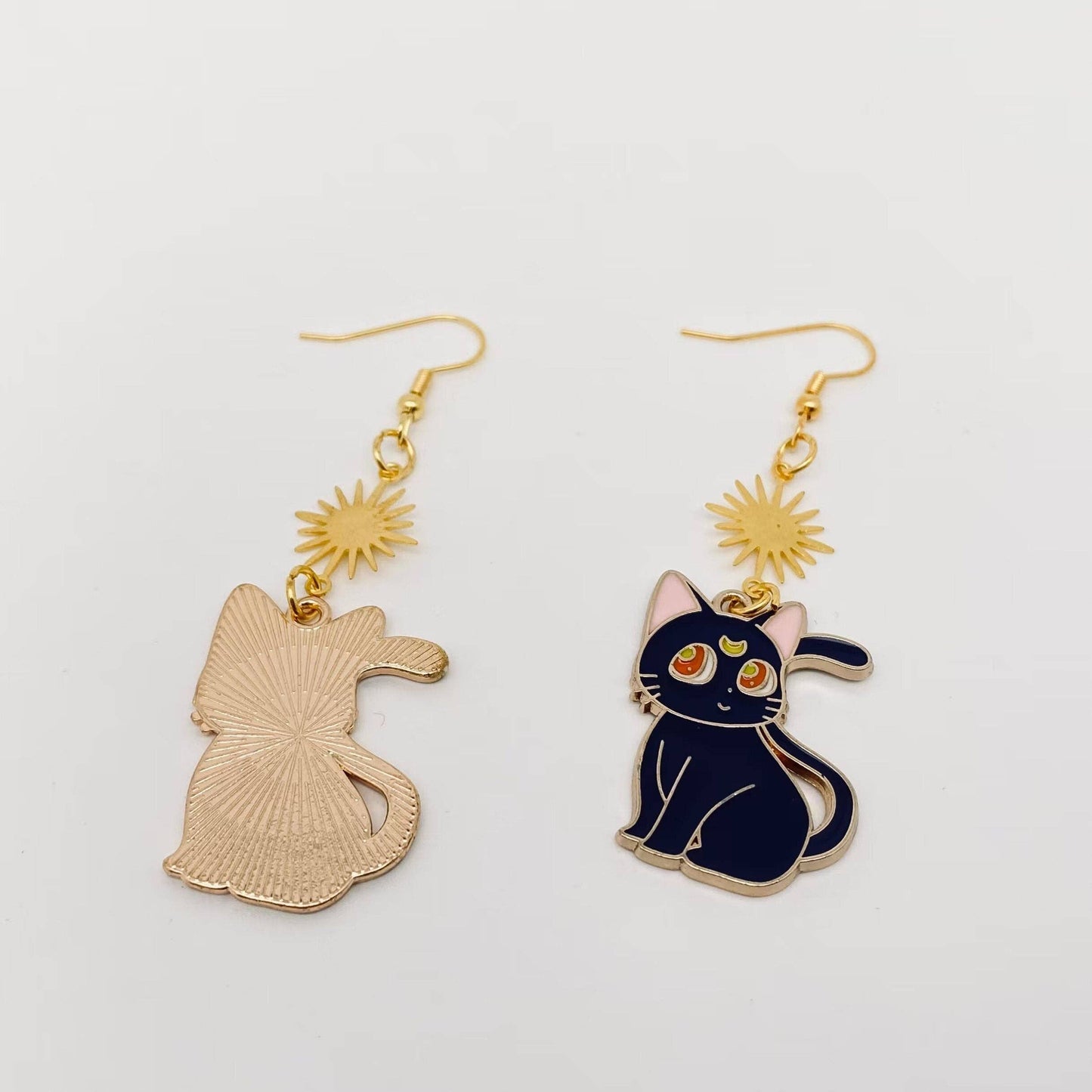 Luna and Artemis (Sailor Moon Cats) Earrings