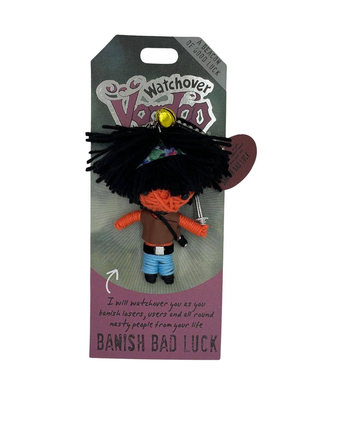 Banish Bad Luck - Watchover Voodoo Dolls - Keychain