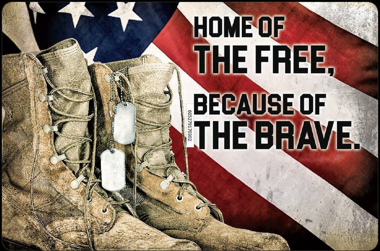 Magnet: Home of the Free Because of the Brave Metal