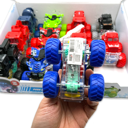 LIGHT UP VEHICLES TOY FRICTION POWER CARS