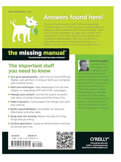 PHP & MySQL: The Missing Manual 2nd Edition by Brett McLaughlin