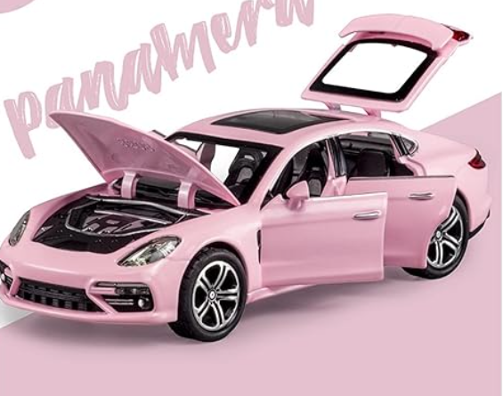 1:32 Porsche Panamera diecast light up car