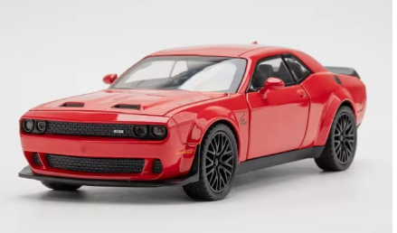 1/32 Challenger Helncat SRT diecast, light, sound & pull back action.